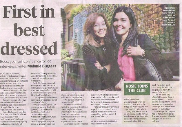 Donna and Rosie Courier Mail 26.12.15